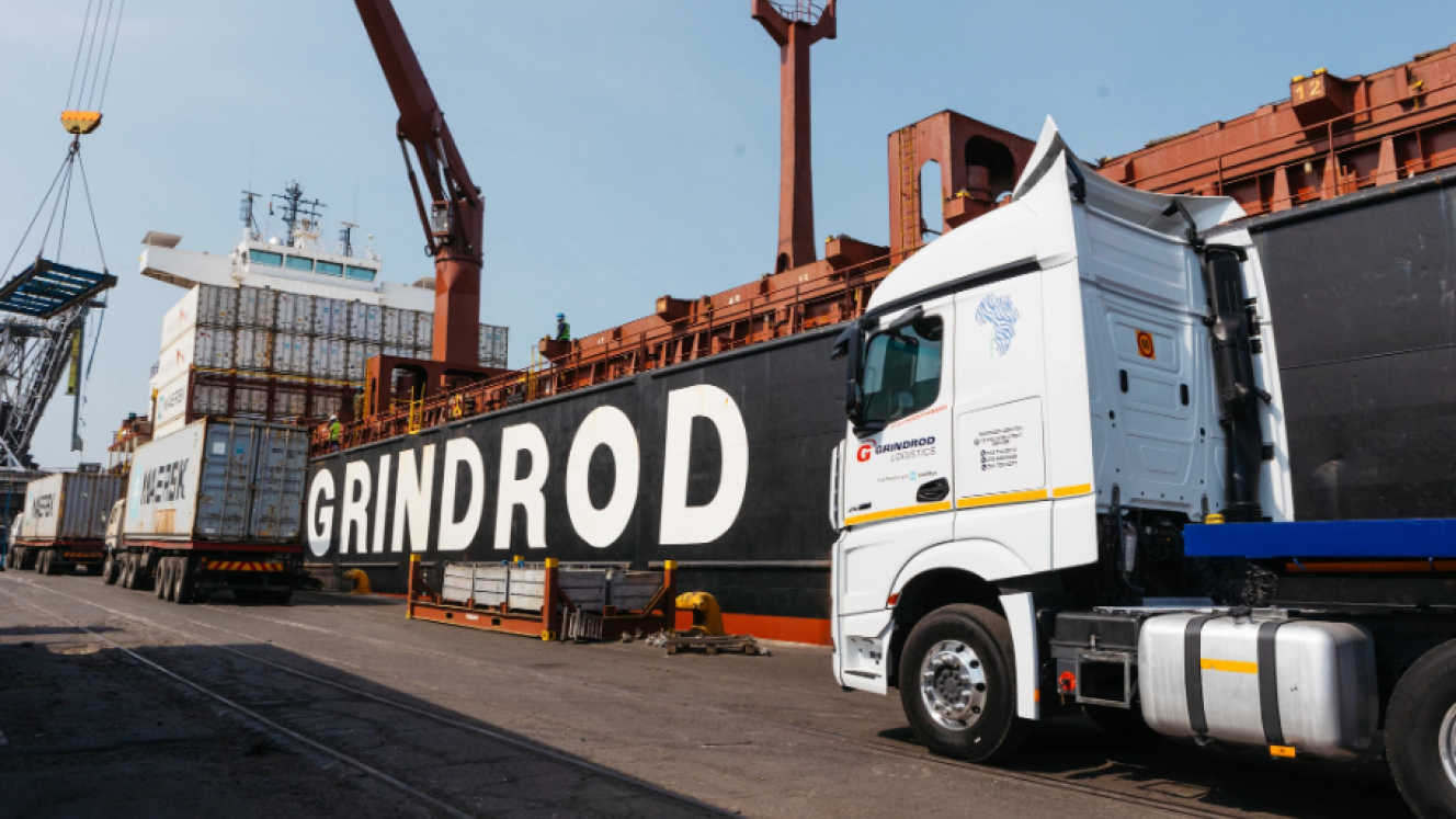 Record cargo volumes at the Port of Maputo helped drive a strong first-half performance for Grindrod.