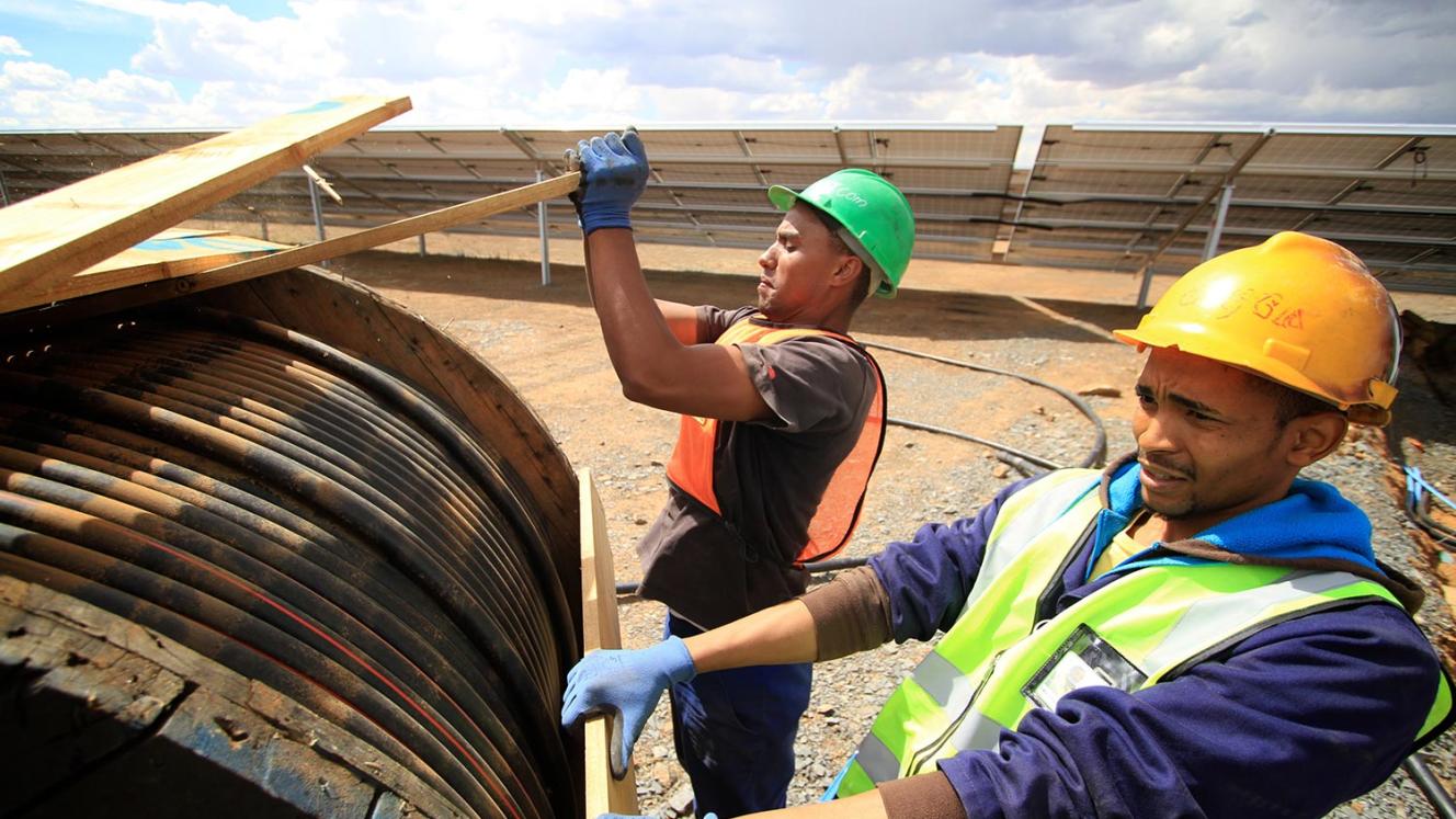 De Aar Solar Power is one of the first solar power projects in South Africa. 