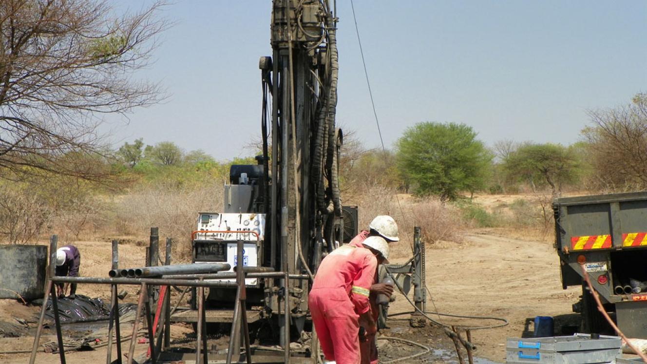 Drilling at Lubu Coal Project.  