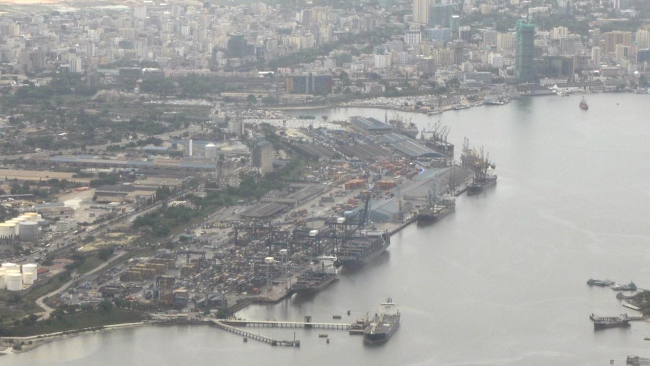 Tanzania’s largest port, Dar es Salaam.