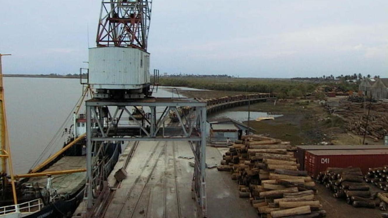 The Port of Quelimane has not been dredged for five years.