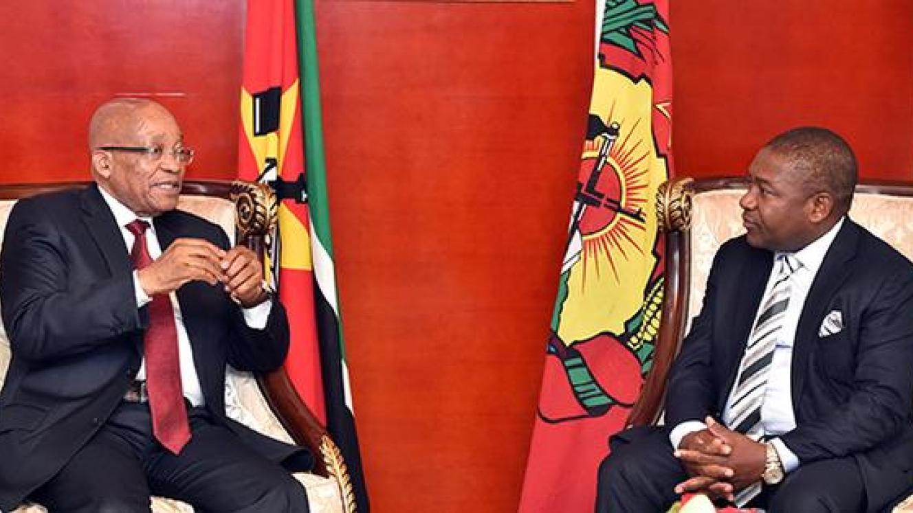 President Jacob Zuma and Mozambican president, Filipe Nyusi, held bilateral talks at the Union Buildings yesterday (Thursday).