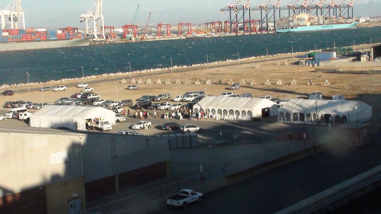The Eastern Mole of the Port of Cape Town is the site of the new Burgan fuel storage project.
