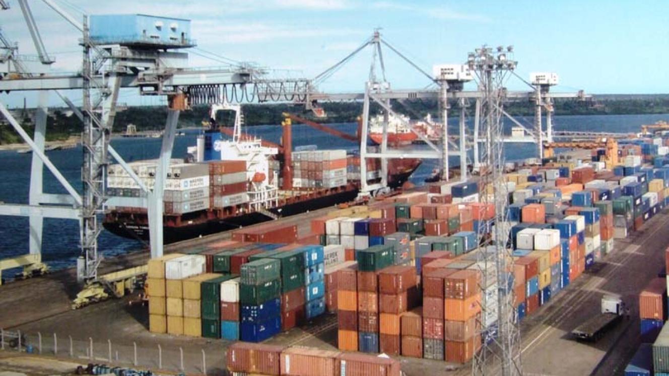 Tanzania’s port of Dar es Salaam.