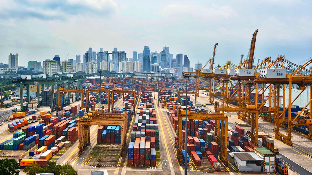 The Port of Singapore is currently the world’s second busiest container port in terms of total shipping tonnage. 