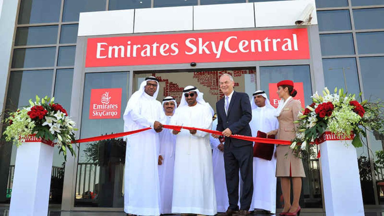 Sheikh Ahmed bin Saeed Al Maktoum, CEO and chairman of The Emirates Group, officially opened the Emirates SkyCentral cargo terminal today.