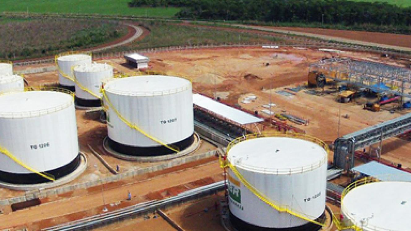 The new Matola terminal in Mozambique.