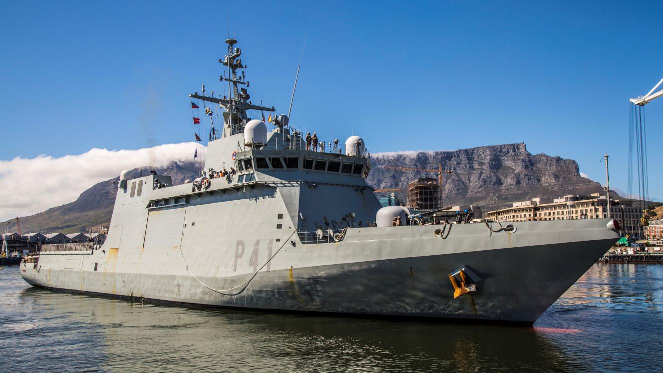 The ‘Meteoro’ is one of the world’s most advanced offshore patrol vessels.