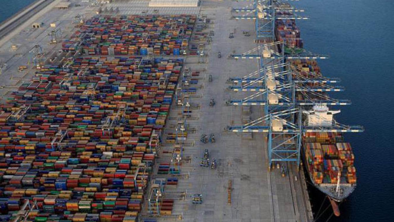 Khalifa Port Container Terminal.