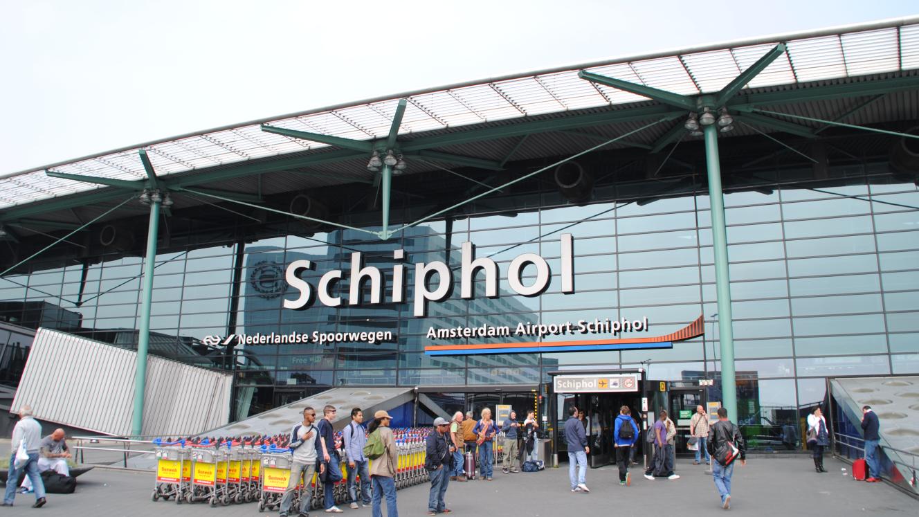 Schiphol Airport.