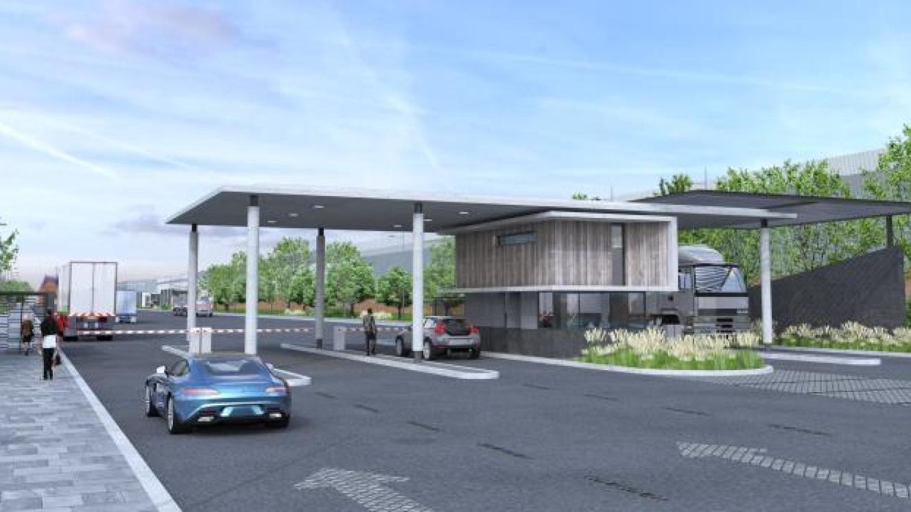 An artist’s impression of the Clairwood Logistics Park.