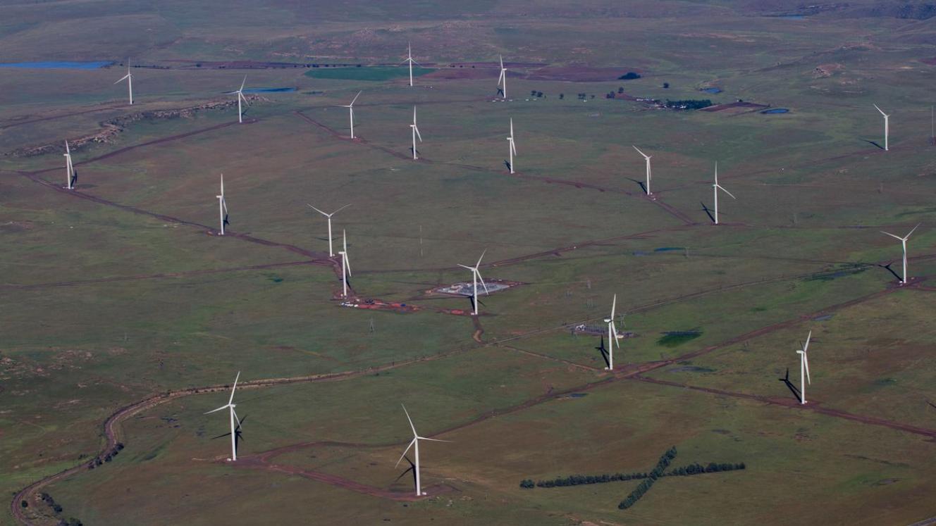 A wind turbine is being installed every three days in South Africa.