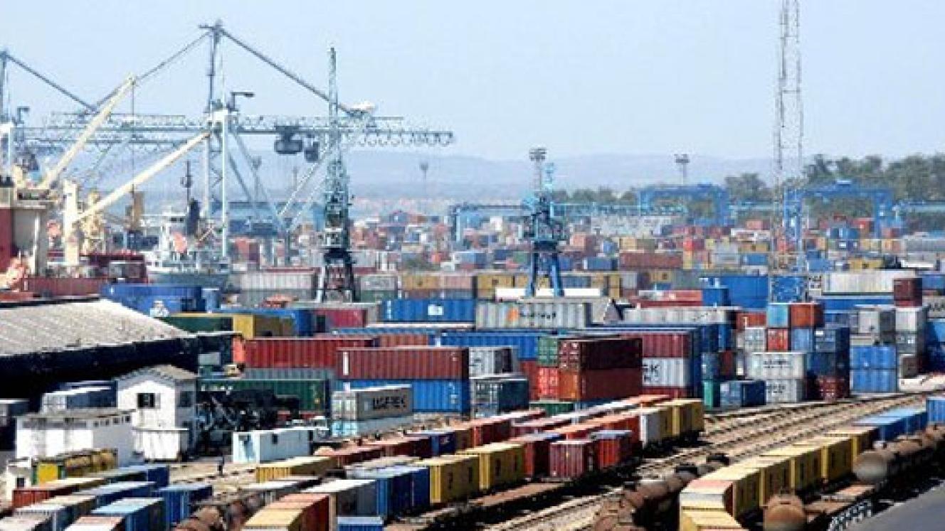 Port of Mombasa.