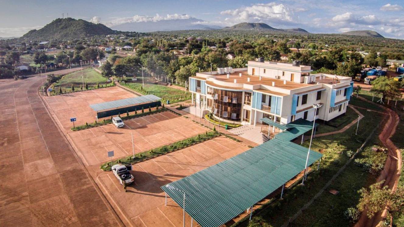 The Taveta-Holili border post.