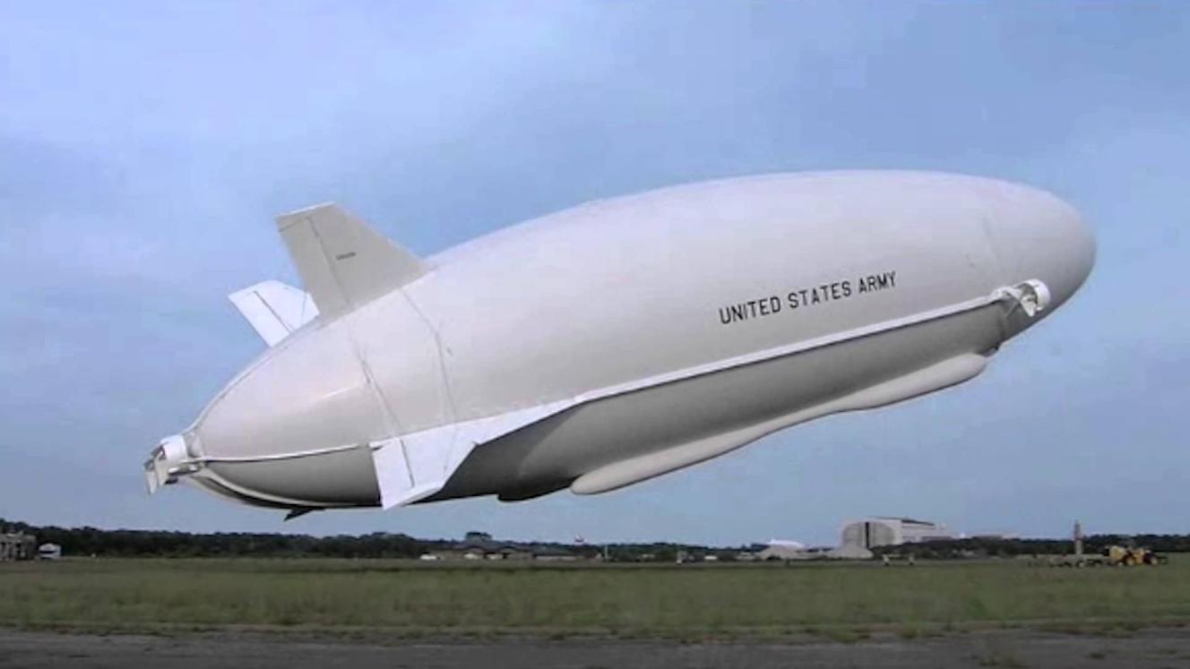 The Airlander 10, measuring 92m in length, can carry up to 10 tonnes of cargo at a maximum speed of 145km.