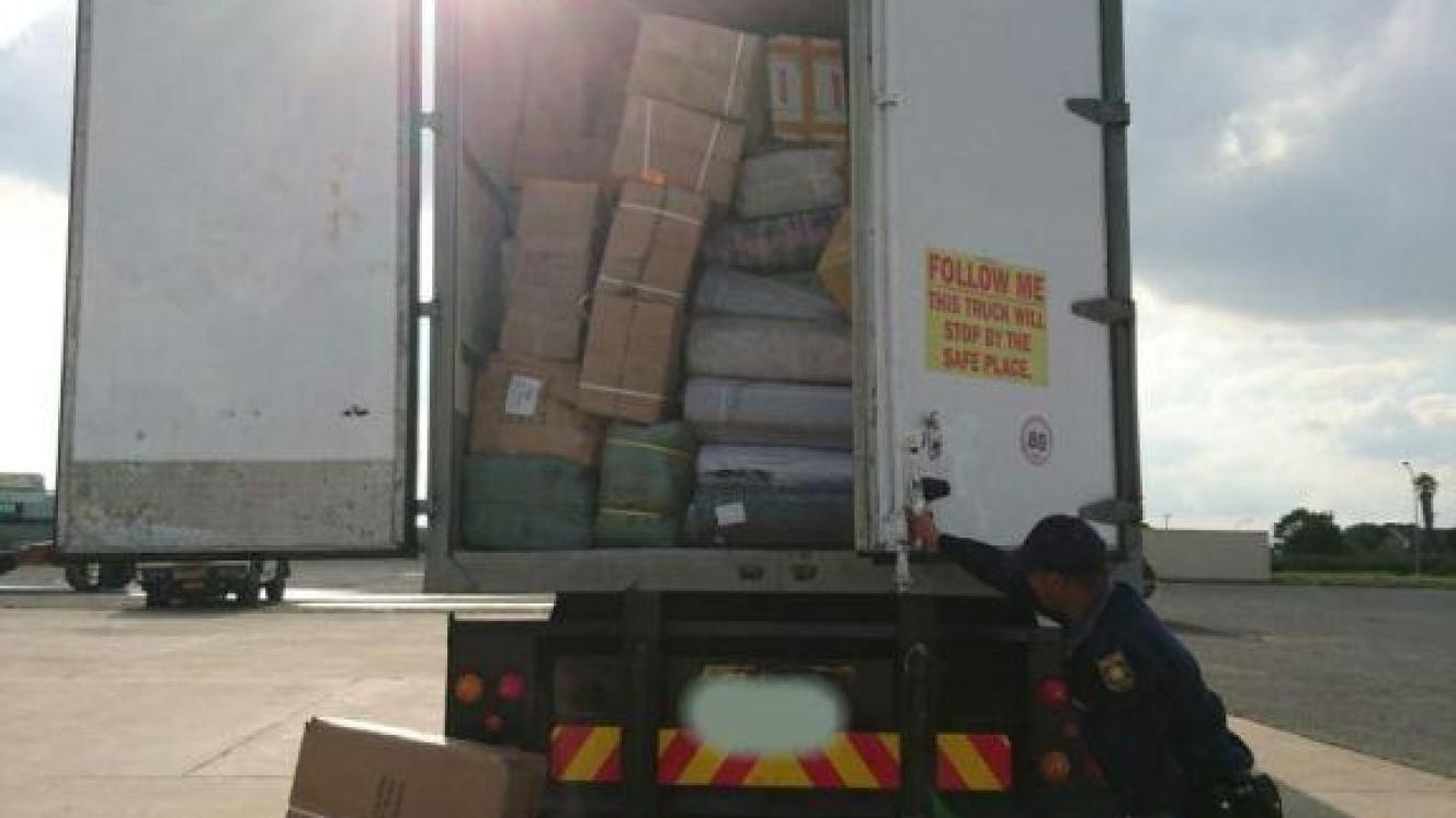 Some of the goods confiscated. 