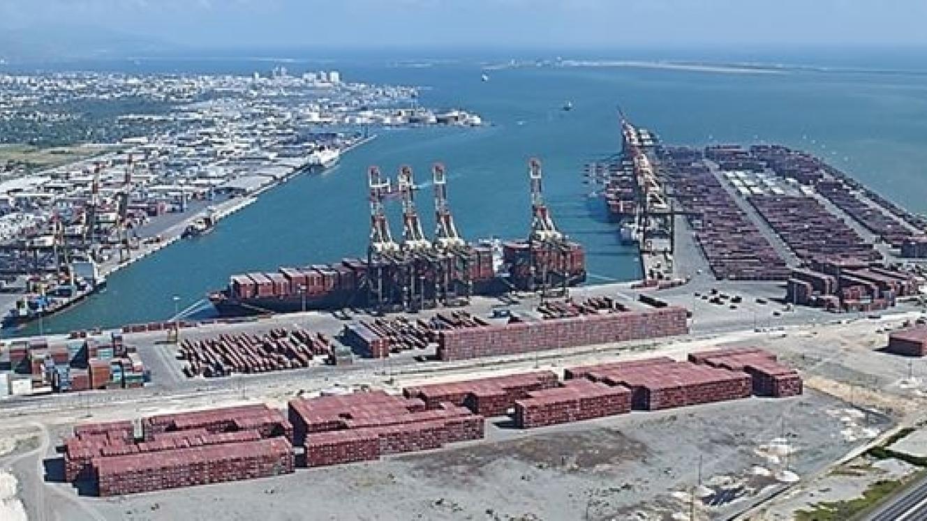 The Kingston Containers Terminal.