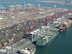The Port of Rotterdam.