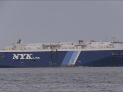 An NYK roro vessel