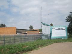 The perimeter fence at Babelegi Industrial Park– part of the security infrastructure upgrade.