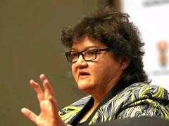 Minister of Public Enterprises, Lynne Brown. 