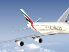 The Emirates A380.