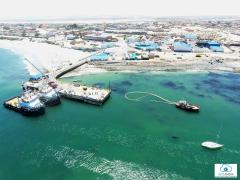 Port Nolloth on the north-western coast of South Africa.