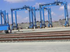The new inland container depot in Nairobi, Kenya.