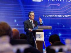 Alexandre de Juniac, director general and CEO of Iata, speaking at the Singapore Airshow Aviation Leadership Summit (SAALS).