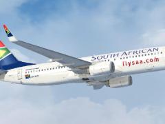 An SAA Boeing B737 aircraft.