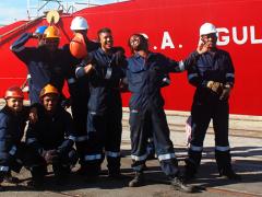 The SA Agulhas, operated by Samsa, was recommissioned as a training ship in 2012.