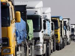 Queuing trucks are a familiar sight at Africa's border posts.