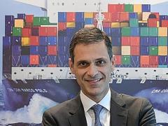 Rodolphe Saadé, chairman and CEO of the CMA CGM group.