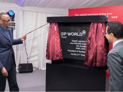 The launch of the $35mn dry-port in Masaka, Rwanda.  