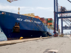 The MV New Jersey Trader was the first of nine 2 800 TEU container vessels to dock at the Port of Durban as part of its MIAX service. 
