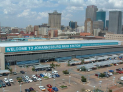 Security staff allegedly damaged property at Park station yesterday.