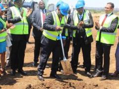 President Cyril Ramaphosa with government officials including Gauteng Premier David Makhura and Tshwane Mayor Stevens Mokgalapa, at the launch of the Tshwane Automotive Special Economic Zone. PHOTO: Jonisayi Maromo/African News Agency (ANA