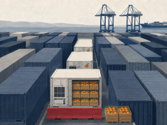 Severe congestion at DGT has delayed citrus deliveries and temporarily halted the acceptance of reefer containers.