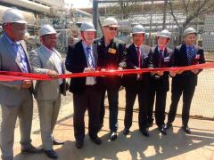 Minister Rob Davies at the opening of the Eternity Power plant in Rustenburg
