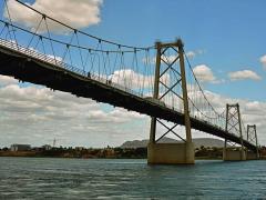 Tete bridge over the Zambezi River in Mozambique