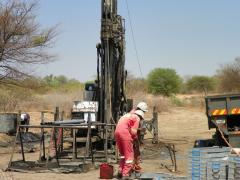 Drilling at Lubu Coal Project.  