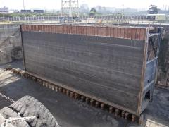 Good progress has been made on the repair of the 35-metre- long, 900-tonne outer caisson at the Prince Edward Graving dock in Durban. 