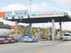 The Swartruggens Toll Plaza in the North West province.