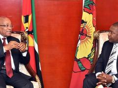 President Jacob Zuma and Mozambican president, Filipe Nyusi, held bilateral talks at the Union Buildings yesterday (Thursday).