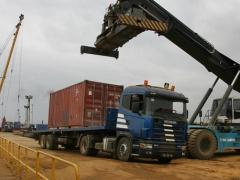 Construction began in July this year on the planned deep water port in Cabinda, Angola.