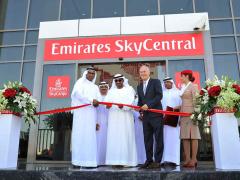 Sheikh Ahmed bin Saeed Al Maktoum, CEO and chairman of The Emirates Group, officially opened the Emirates SkyCentral cargo terminal today.
