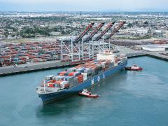 The largest port in the US has recording falling imports for October – usually one of its busiest months.