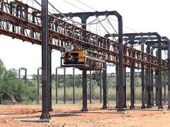 The Futran System is a suspended transportation system that provides an alternative to traditional rail, truck, conveyor belt and underground mine haulage systems.
