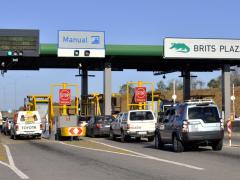 The Brits toll plaza will see the addition of a lane in each direction once the upgrade is completed.