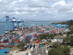Port of Mombasa.